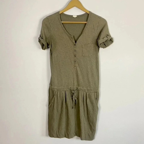 J. Crew Dresses & Skirts - J. Crew Green T shirt Dress